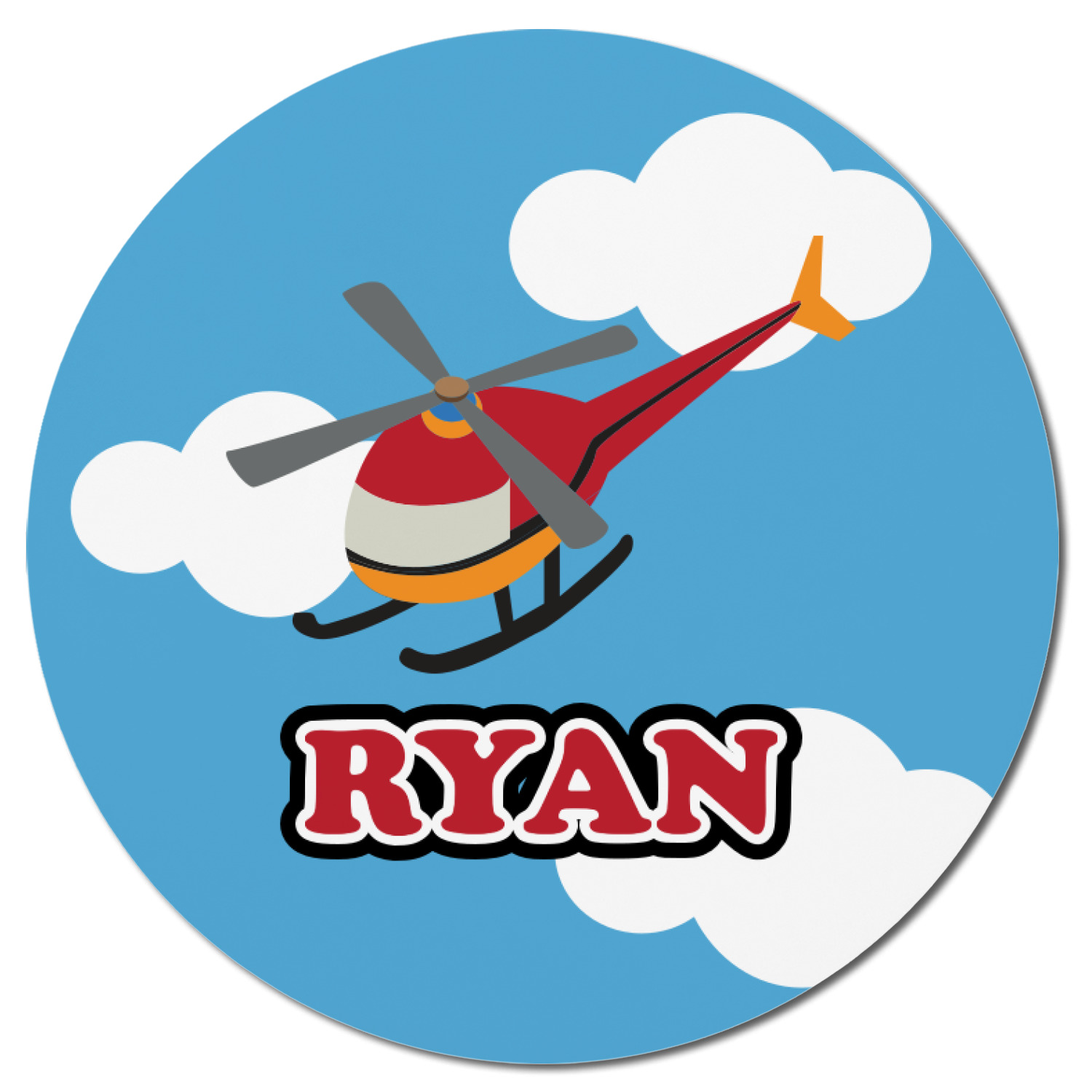 Helicopter Fridge Magnets